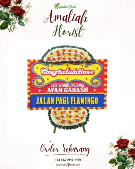 Sewa Papan Bunga Karombasan Utara